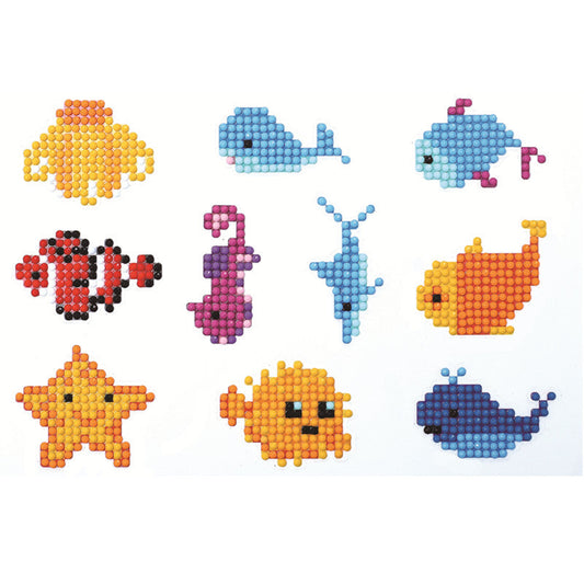 Fishes DIY  Diamond Painting Stickers