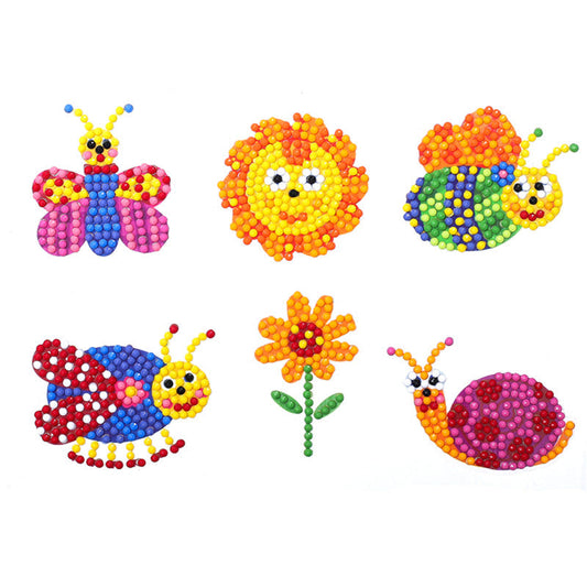 Sunflowers & Insects - Diamond Painting Stickers