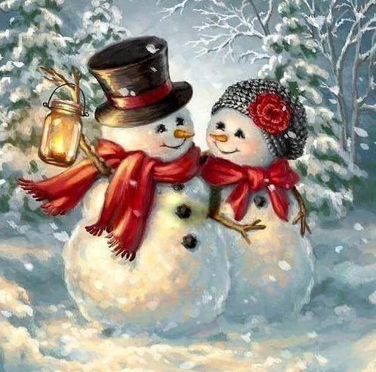 Snowman Diamond Painting Kit