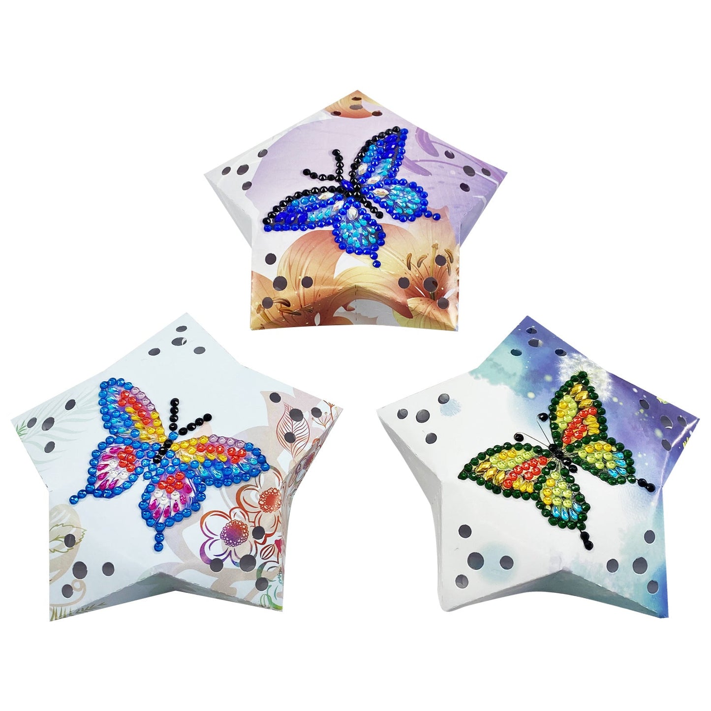 Butterfly Christmas Ornaments with LED String
