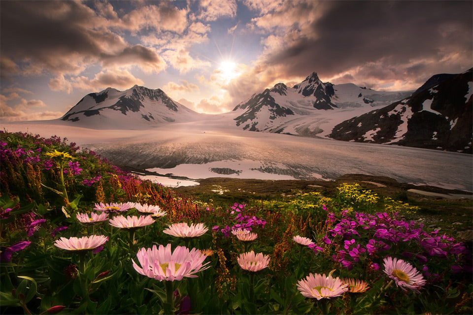 Sunset in Alaska Paint by Diamonds