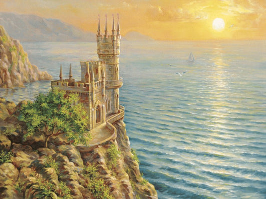 Swallow's Nest Castle Paint by Diamonds