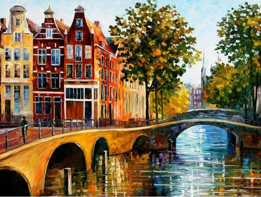The Gateway to Amsterdam Diamond Painting Kit