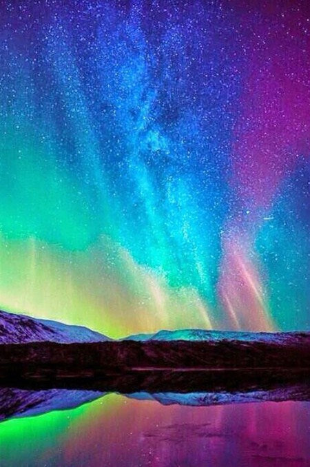 Northern Lights Paint by Diamonds