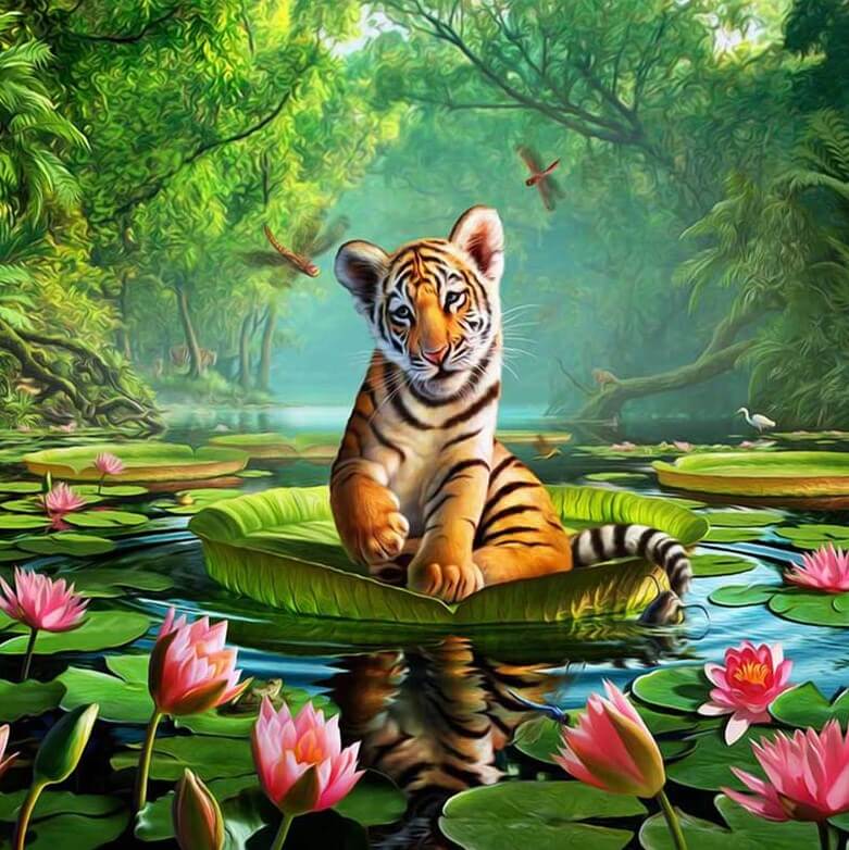 Tiger DIY Diamond Painting