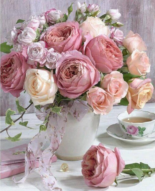 Paint With Diamond Roses