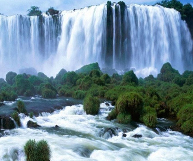 Waterfall Scenic Beauty Paint by Diamonds