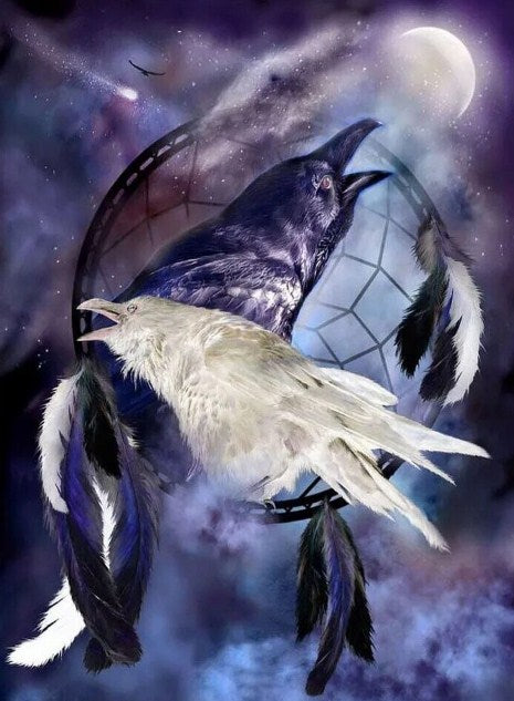 Raven Dream Catcher Diamond Painting