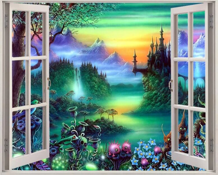 Fanatsy Window Window to Fantasy Land – All Diamond Painting