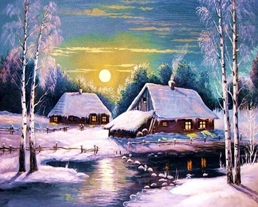 Winter Landscape Painting