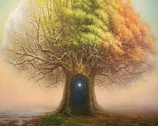 Wizard Tree Paint by Diamonds