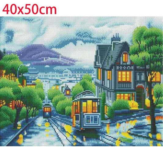 Cable Car LED Painting