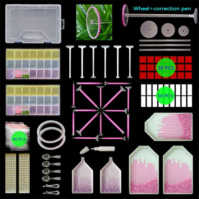 Plastic Tray & Wheel Tools Kits – All Diamond Painting