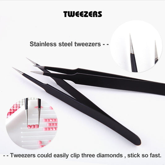 Stainless Steel Cross Tweezers - Stainless Steel Cross