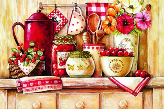Kitchen Corner DIY Diamond Painting