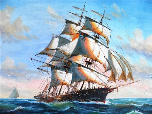 Sailing Ship DIY Diamond Painting