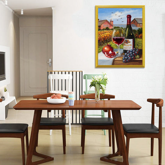 Pomegranate, Grapes & Wine Diamond Painting