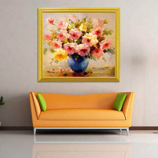 Pretty Flowers & Vase DIY Painting