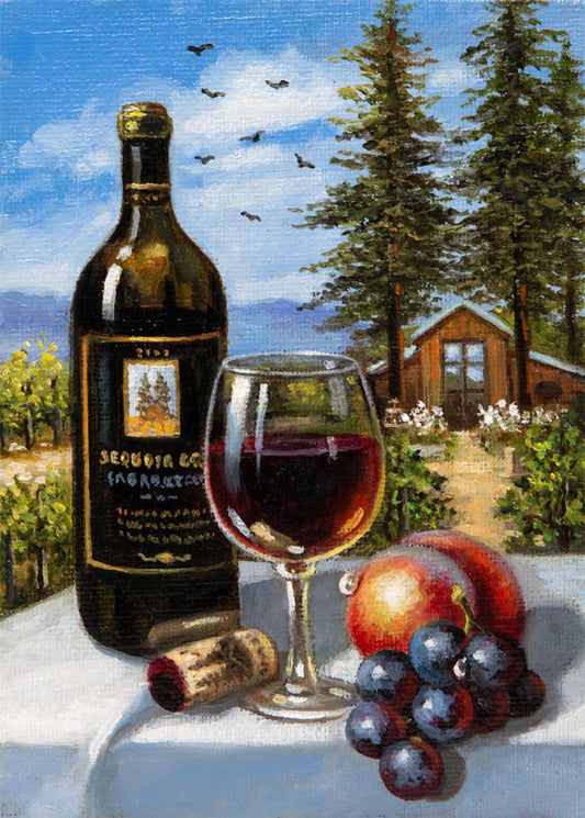 Wine Diamond Paining Kit