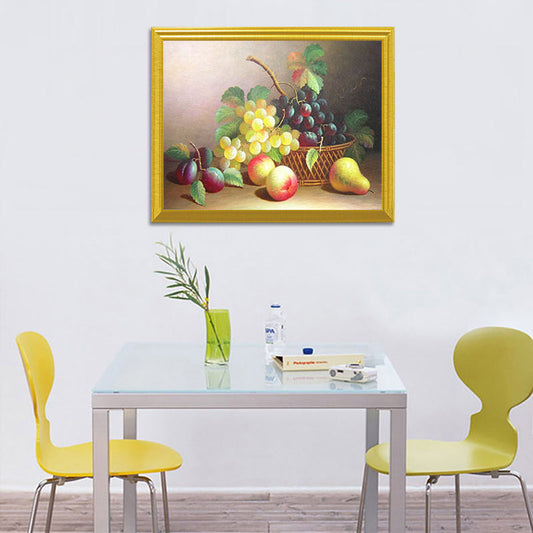 Bunch Of Grapes & some Fruits Painting