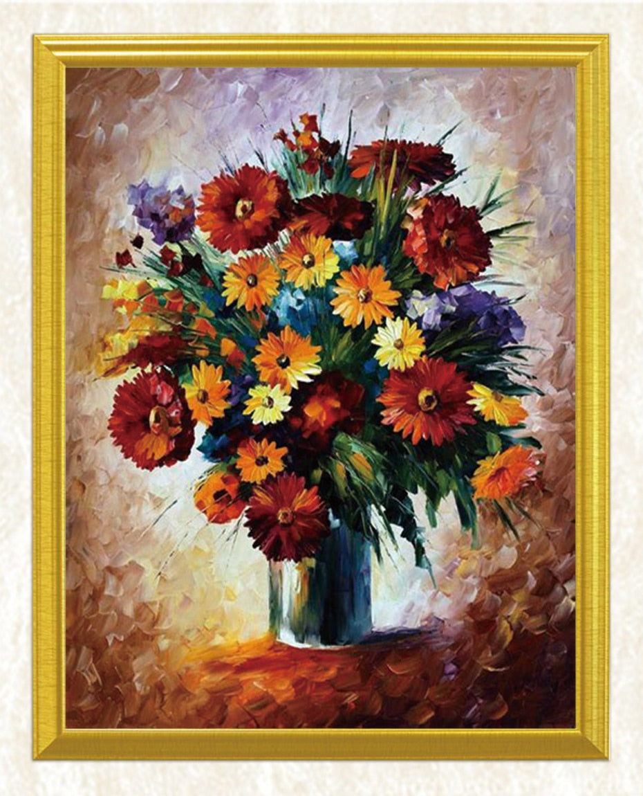 Bunch of Flowers DIY Painting