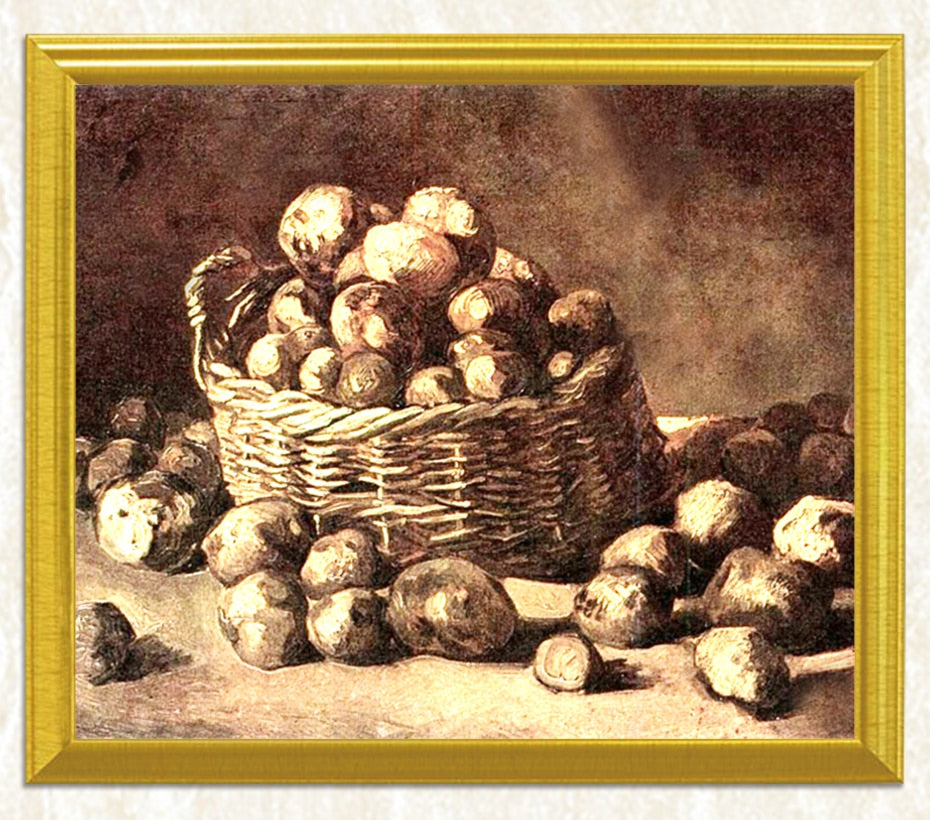 Potatoes in the Basket - Vincent Van Gogh