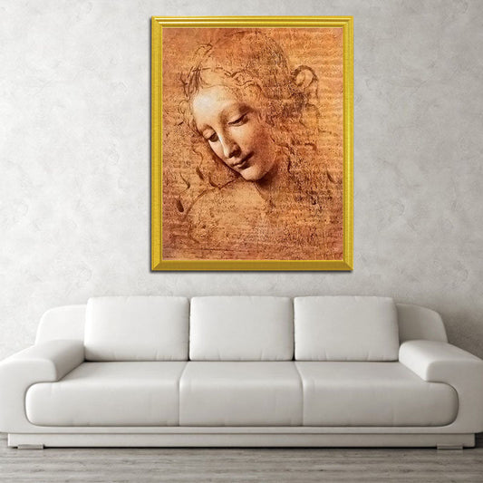 Girl Portrait  Diamond Painting - Leonardo Da Vinci