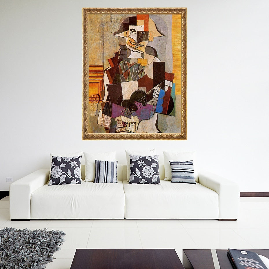 Diamond Painting Abstract Art by Pablo Picasso, Full Image - Painting