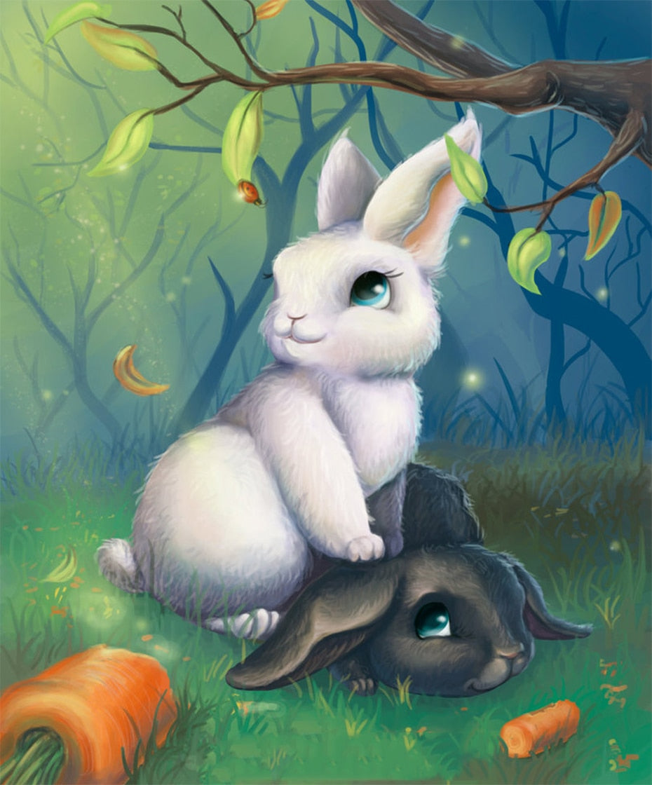 Rabbits Diamond Painting