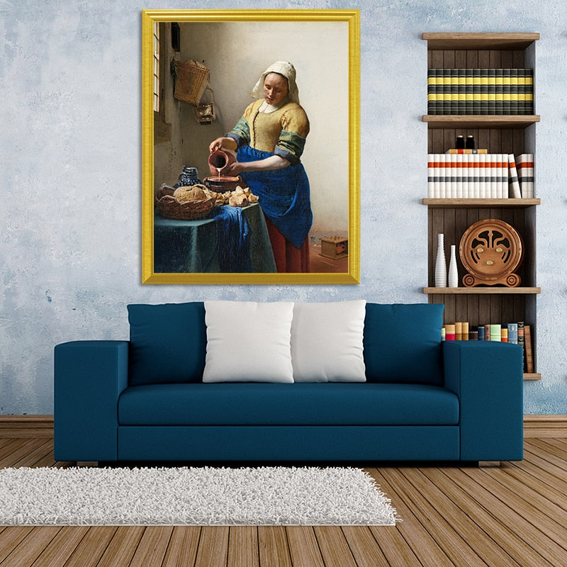 Milkmaid. Circa 1660 - Johannes Vermeer