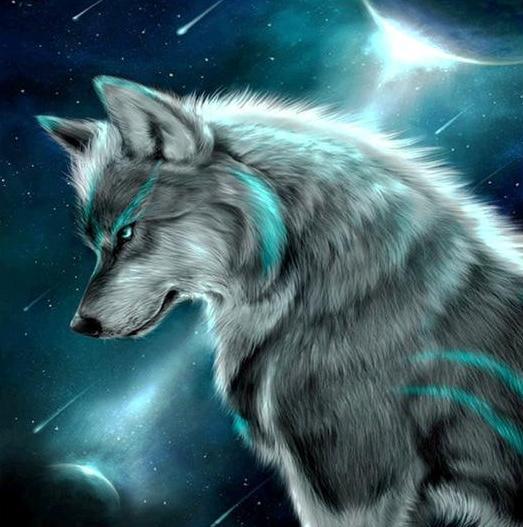 Wolf under Moon DIY Diamond Painting [USA SHIPPING] – All Diamond Painting