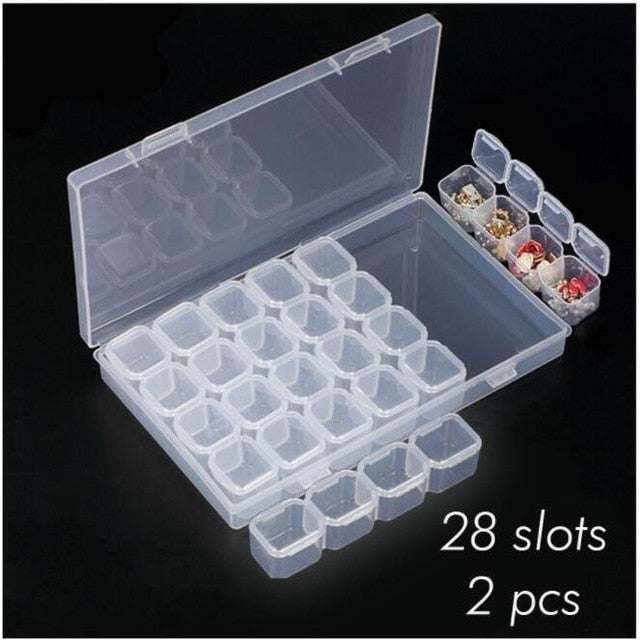 Diamond Painting storage Boxes with 56 Independent Inner Boxes - China  Diamond Box, Plastic Box for Diamond