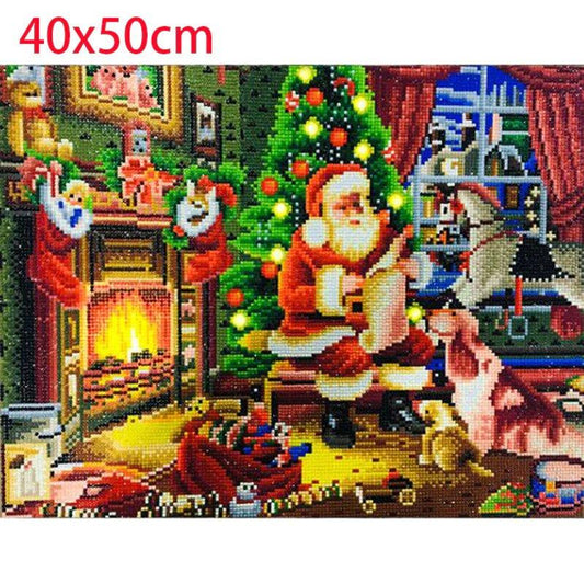Santa LED Diamond Painting
