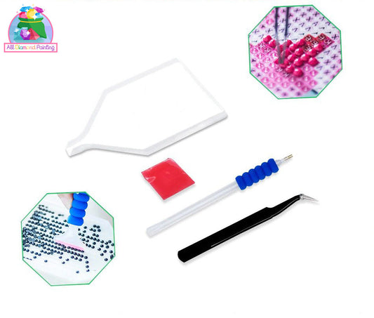 A Bench in Garden Painting Kit